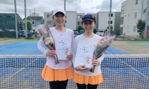 第2808回　南町田インターナショナルテニスカレッジ　女子ダブルス　F4準優勝:川田・西川ペア