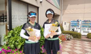 第2815回　緑ヶ丘テニスガーデン　女子ダブルス　F4優勝:石井・田中ペア