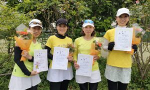 第2818回　桜台テニスクラブ　女子ダブルスチーム戦　FT優勝:「ティンカーベル」チーム
