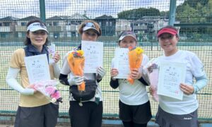第2819回　百草テニスガーデン　女子ダブルスチーム戦　FTB優勝:「G-Spec」チーム