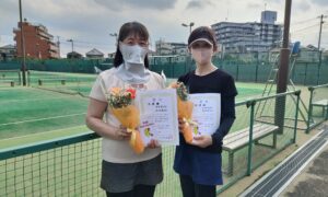 第2825回　東宝調布スポーツパーク　女子ダブルス　F4準優勝:宮﨑・佐々木ペア