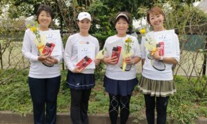 第2832回　桜台テニスクラブ　女子ダブルスチーム戦　FTB準優勝:「ストレスフリー」チーム