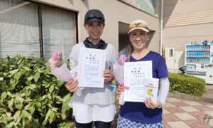 第2833回　緑ヶ丘テニスガーデン　女子ダブルス　F4準優勝:久永・石井ペア