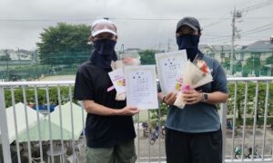 第2836回　善福寺公園テニスクラブ　女子ダブルス　FB優勝:中山・吉村ペア