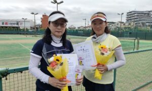 第2846回　東宝調布スポーツパーク　女子ダブルス　F3準優勝:和田・棚田ペア