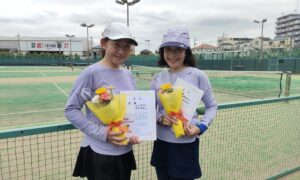 第2846回　東宝調布スポーツパーク　女子ダブルス　F3優勝:池本・白間ペア