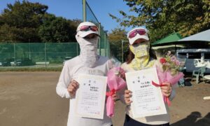 第2869回　桜田倶楽部 東京テニスカレッジ　女子ダブルス　FF優勝:松本・大石ペア