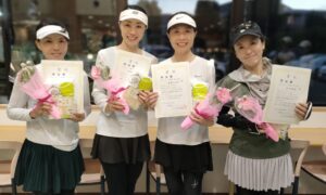 第2936回　緑ヶ丘テニスガーデン　女子ダブルスチーム戦 FTB準優勝:「ルネ・アンドレ」チーム