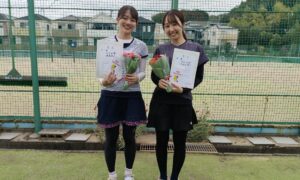 第2871回　百草テニスガーデン　女子ダブルス　F3優勝:石丸・渡辺ペア