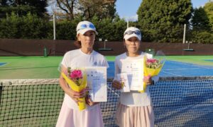 第2873回　MUFG PARKテニスコート　女子ダブルス　F4優勝:中谷・山添ペア