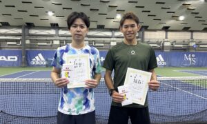 第354回　MTSテニスアリーナ三鷹　ナイター男子ダブルス　オープン優勝:平塚・真吾ペア