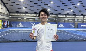 第361回　MTSテニスアリーナ三鷹　ナイター男子シングルス　オープン優勝:結城慎之介選手