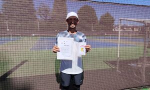 第50回　MUFG PARKテニスコート　男子シングルス　オープン優勝:新美伸敏選手